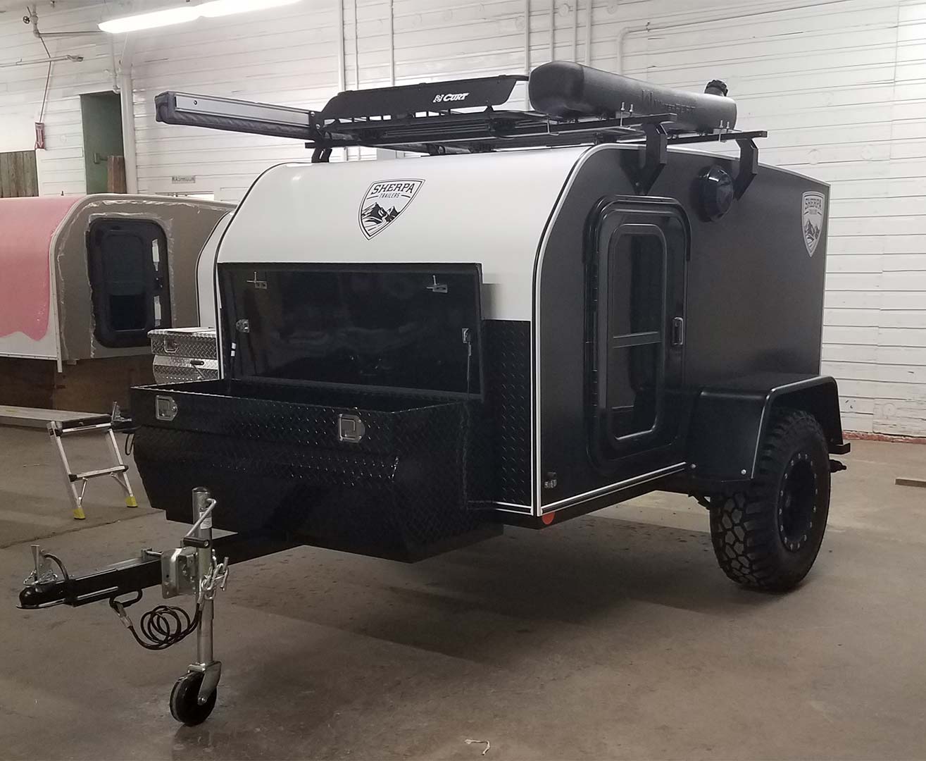 New 2025 Sherpa Bigfoot Off-Road Camp Trailer - Forest Green