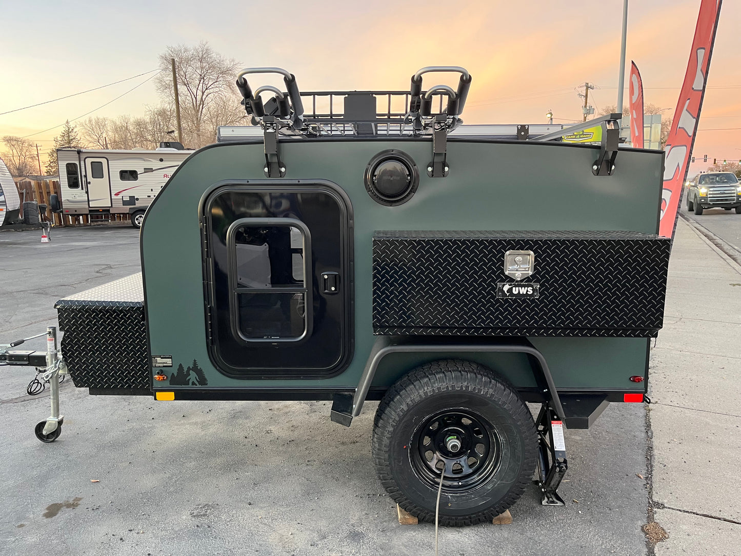 New 2025 Sherpa Bigfoot Off-Road Camp Trailer - Forest Green