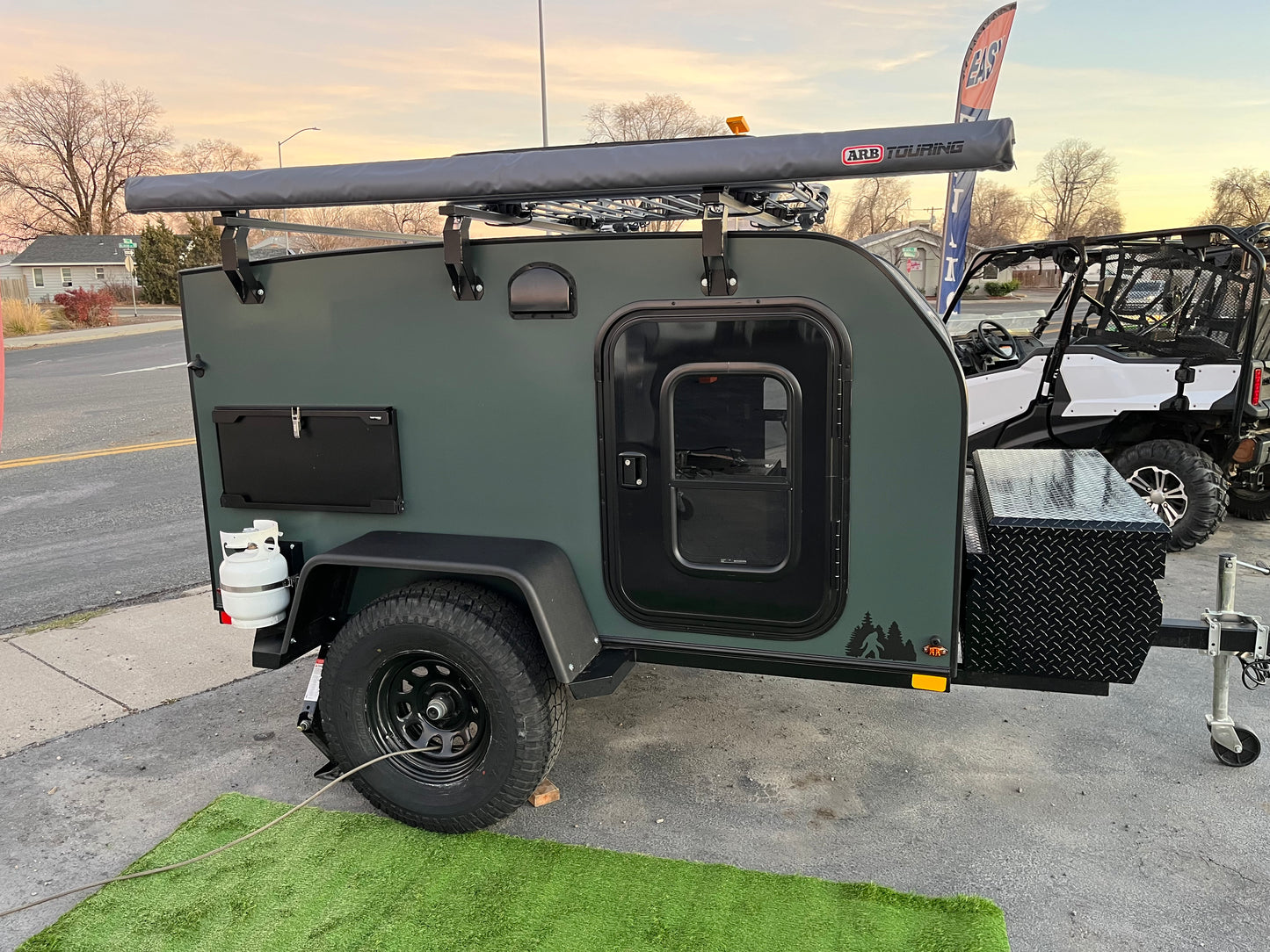 New 2025 Sherpa Bigfoot Off-Road Camp Trailer - Forest Green