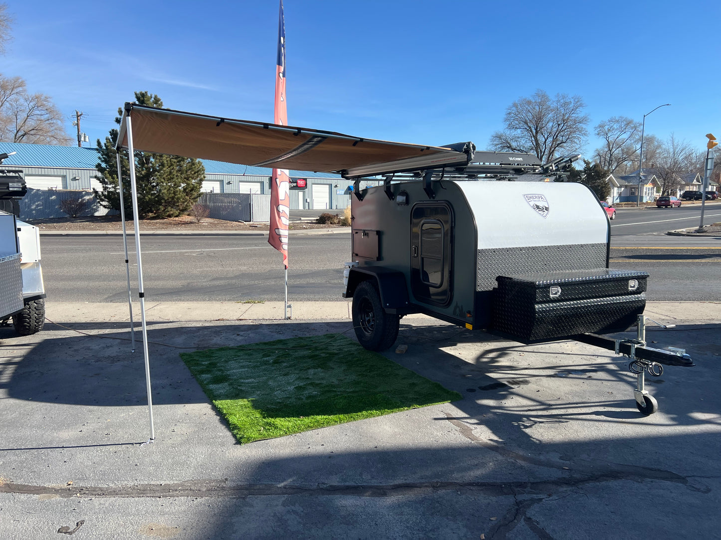 New 2025 Sherpa Bigfoot Off-Road Camp Trailer - Forest Green