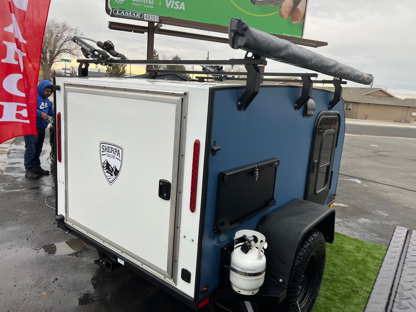 2025 New Sherpa Bigfoot Off-Road Camp Trailer - Royal Blue