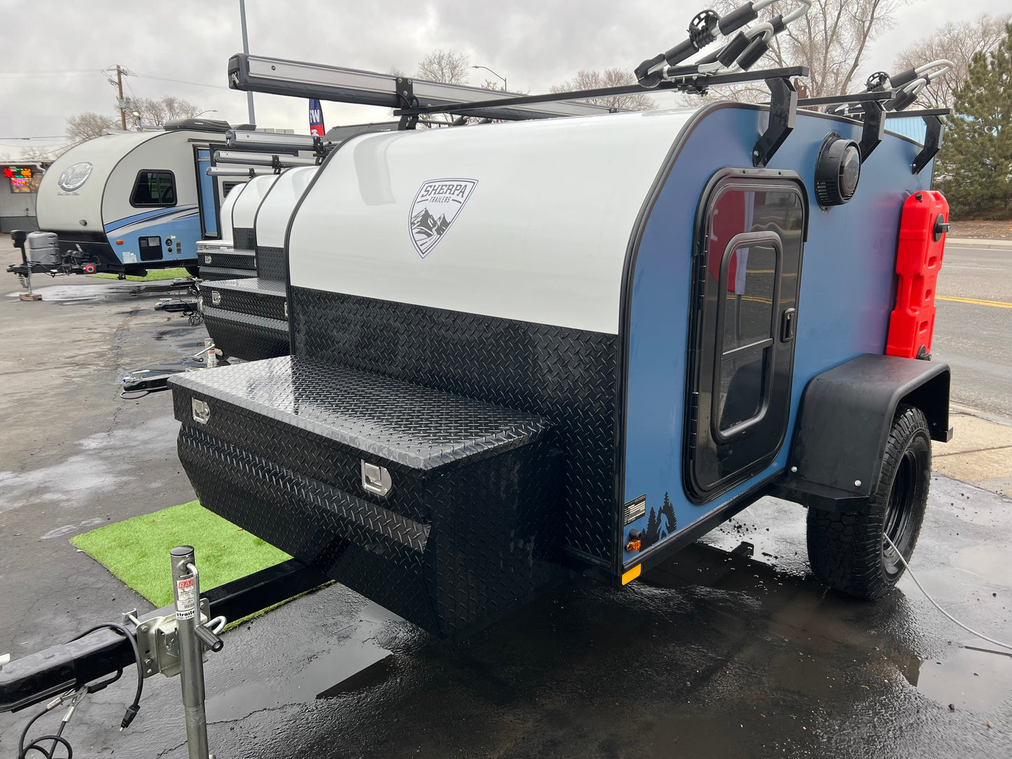 2025 New Sherpa Bigfoot Off-Road Camp Trailer - Royal Blue