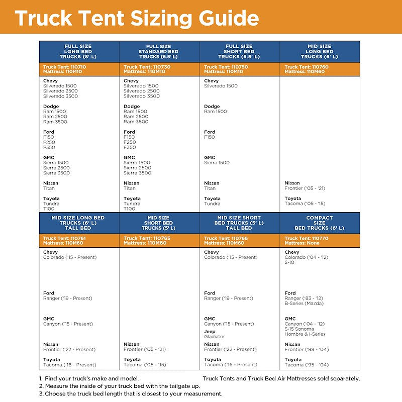 Rightline Gear Truck Bed Tent 110750