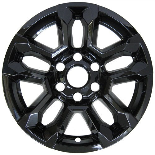 Wheel Skin Set 18" CHEVROLET SILVERADO RST GLOSS BLACK (FITS 2022-23)